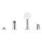 Grohe Eurosmart 4-Hole Single Handle Deck Mount Roman Tub Faucet With 1.5 Gpm 5.7 L/Min Hand Shower 25277003 - alternate 2